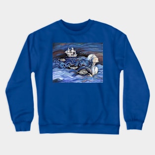 Ocean Hair. Crewneck Sweatshirt